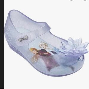 Frozen Kids Shoes with Purple Flower by Mini Melissa